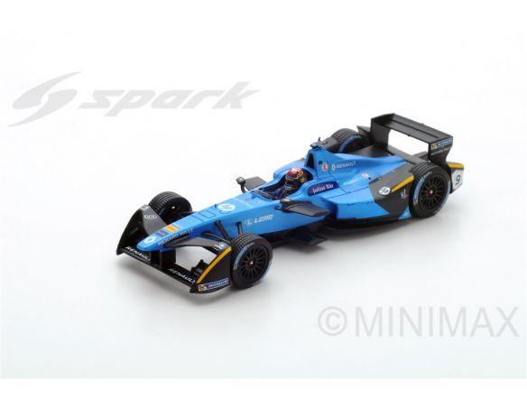 Spark Model S5920 RENAULT e.dams S.BUEMI 2017 N.9 WINNER Rd1 HONG KONG FORMULA E 1:43 Modellino