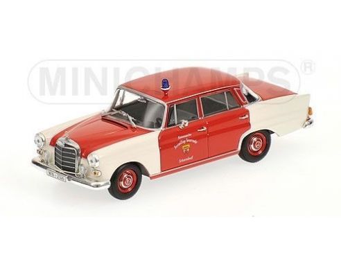 Minichamps PM400037290 MERCEDES 200 POMPIERI SCHRNDORF 1965 1:43 Modellino