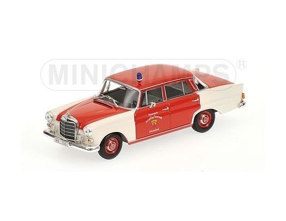 Minichamps PM400037290 MERCEDES 200 POMPIERI SCHRNDORF 1965 1:43 Modellino