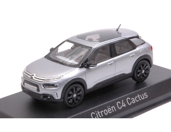 Norev NV155476 CITROEN C4 CACTUS 2018 ALUMINIUM GREY & BLACK DECO 1:43 Modellino
