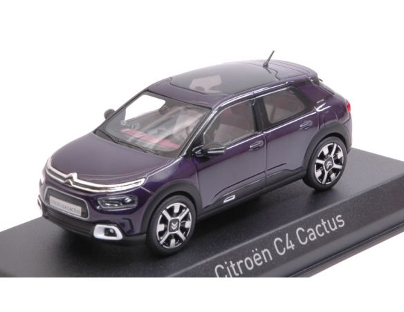 Norev NV155477 CITROEN C4 CACTUS 2018 DEEP PURPLE & WHITE DECO 1:43 Modellino