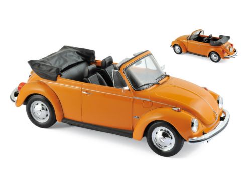 Norev NV188521 VW 1303 CABRIOLET 1972 ORANGE 1:18 Modellino