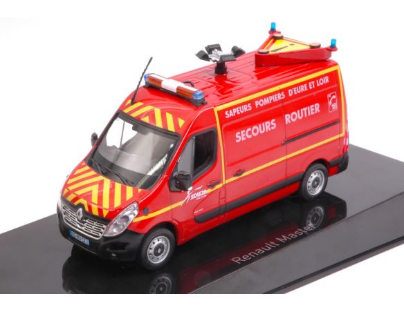 Norev NV518783 RENAULT MASTER 2014 POMPIERS SECOURS ROUTIER 1:43 Modellino