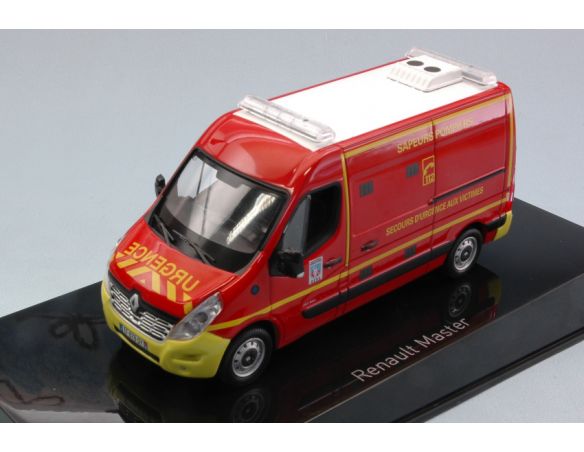Norev NV518785 RENAULT MASTER 2014 POMPIERS VSAV YELLOW BUMPERS 1:43 Modellino