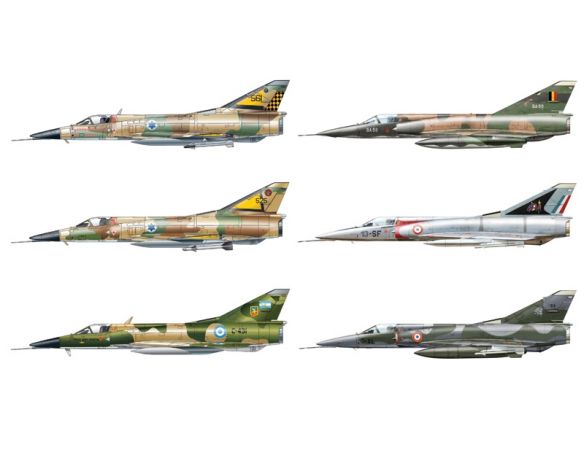 Italeri IT2721 NESHER/DAGGER KIT 1:48 Modellino
