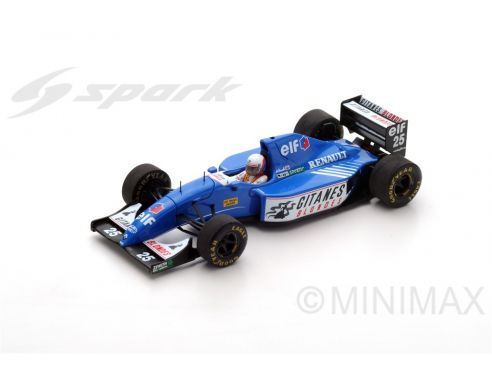 Spark Model S3977 LIGIER JS39 M.BRUNDLE 1993 N.25 RETIRED SOUTH AFRICAN GP 1:43 Modellino