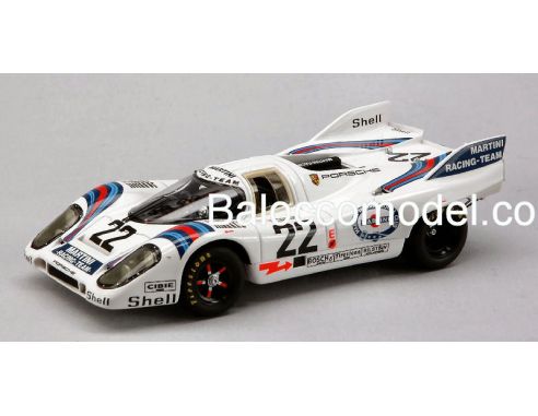Spark Model S43LM71 PORSCHE 917 K N.22 WINNER LM 1971 H.MARKO-G.VAN LENNEP 1:43 Modellino