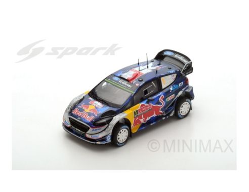 Spark Model S5166 FORD FIESTA N.1 WINNER PORTUGAL 2017 S.OGIER-J.INGRASSIA 1:43 Modellino