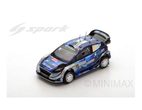 Spark Model S5167 FORD FIESTA N.2 WINNER ITALY 2017 O.TANAK-M.JARVEOJA 1:43 Modellino