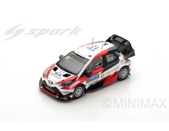 Spark Model S5169 TOYOTA YARIS WRC N.12 WINNER FINLAND RALLY E.LAPPI-J.FERM 1:43 Modellino