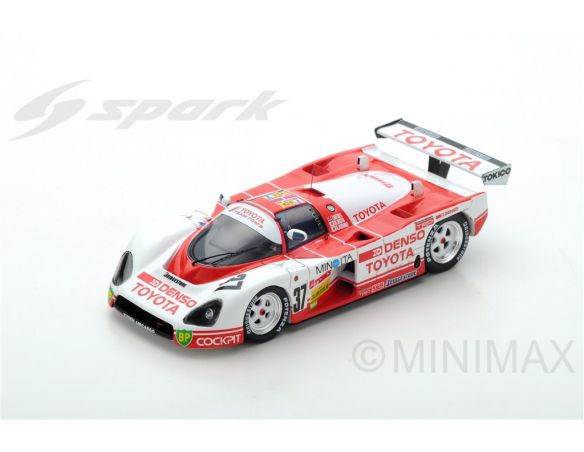 Spark Model S5241 TOYOTA 87C N.37 DNF LM 1987 T.NEEDELL-K.HOSHINO-M.SEKIYA 1:43 Modellino