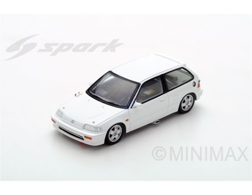 Spark Model S5458 HONDA CIVIC EF3 GROUP A 1988 WHITE 1:43 Modellino