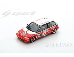 Spark Model SA126 HONDA CIVIC EF3 N.24 3rd MACAU GUIA RACE 1989 MASAMI MIYOSHI 1:43 Modellino