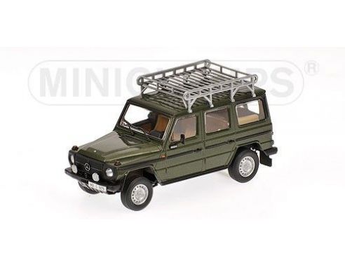 Minichamps PM400038001 MERCEDES 230 GE 1981 GREEN MET.1:43 Modellino