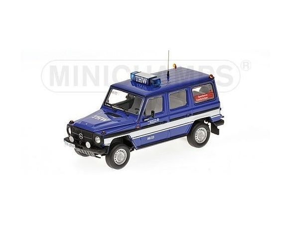 Minichamps PM400038091 MERCEDES 230 GE W460 1991 THW SAARBRUCKEN 1:43 Modellino