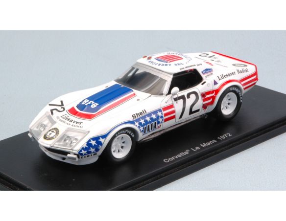 Spark Model S5075 CHEVROLET CORVETTE C3 N.1 ACCIDENT LM 1970 J.BOURDON-J.C.AUBRIET 1:43 Modellino