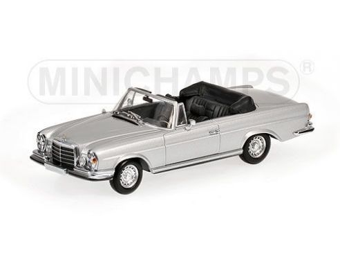 Minichamps PM400038130 MERCEDES 280 SE CABRIO'70 SILV.1:43 Modellino