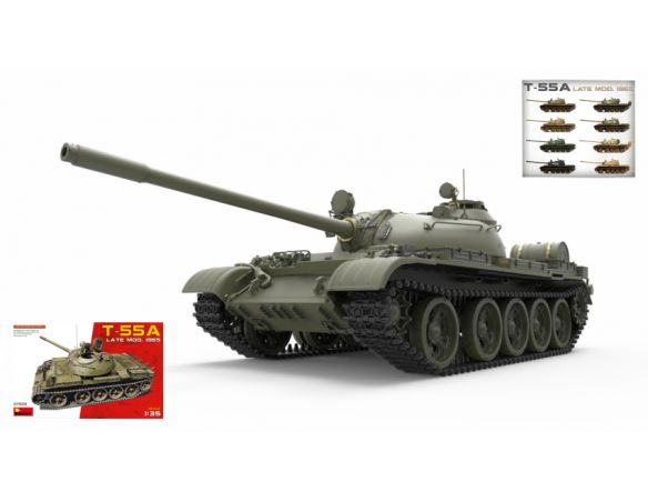 Miniart MIN37023 T-55A LATE MOD.1965 KIT 1:35 Modellino