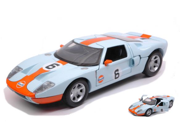 Motormax MTM79641 FORD GT CONCEPT 2004 GULF SERIES 1:24 Modellino