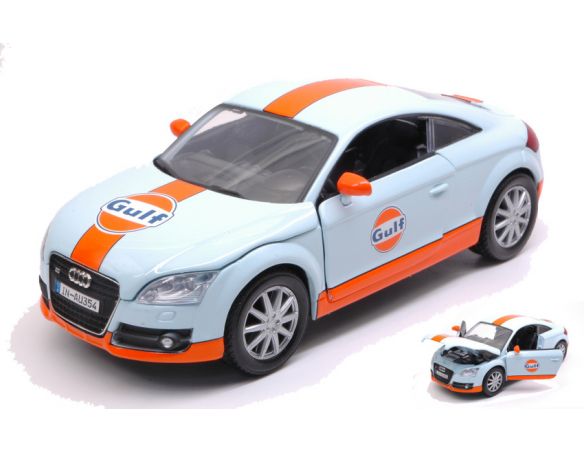 Motormax MTM79645 AUDI TT 2015 GULF SERIES 1:24 Modellino
