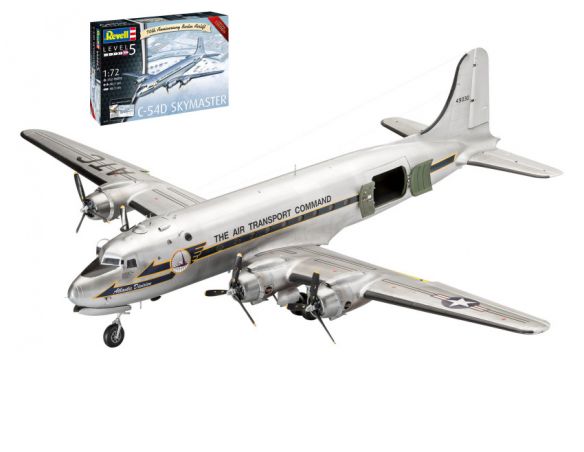 Revell RV03910 C-54D BERLIN AIRLIFT 70th ANNIVERSARY KIT 1:72 Modellino