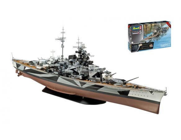 Revell RV05160 BATTLESHIP TIRPIZ PLATINUM EDITION KIT 1:350 Modellino