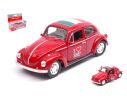 Welly WE42343ITR VW BEETLE I LOVE ITALY cm 11 (1:34-1:38) Modellino