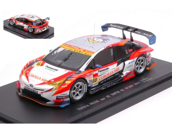 Ebbro EB45529 TOYOTA PRIUS N.30 SUPER GT300 2017 H.NAGAI-K.SASAKI 1:43 Modellino