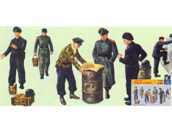 Italeri IT0306 GERMAN TANK CREW  KIT 1:35 Modellino
