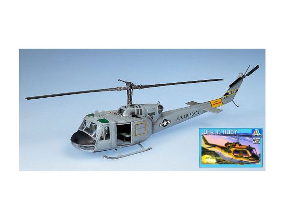 Italeri IT1229 UH 1 F HUEY KIT 1:72 Modellino