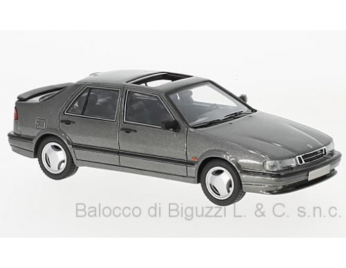 Neo Scale Models NEO43669 SAAB 9000 CS 1995 MET.GREY 1:43 Modellino