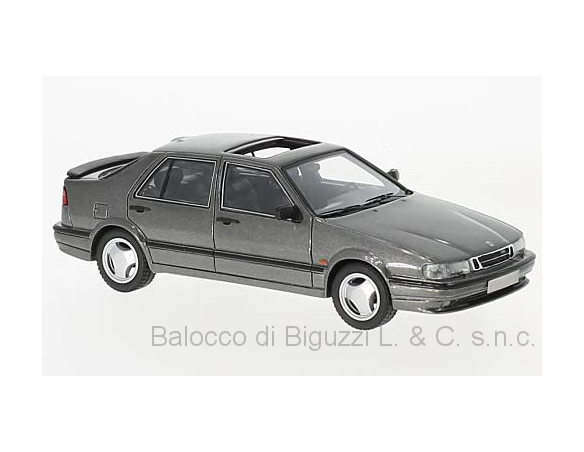 Neo Scale Models NEO43669 SAAB 9000 CS 1995 MET.GREY 1:43 Modellino