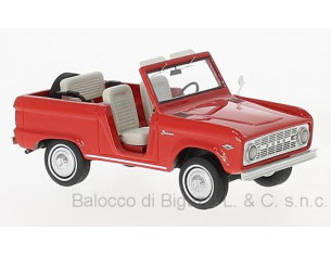 Neo Scale Models NEO47210 FORD BRONCO ROADSTER 1966 RED 1:43 Modellino