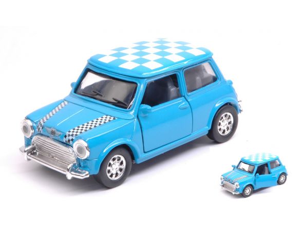 New Ray NY50613B MINI COOPER 1959 LIGHT BLUE 1:32 Modellino