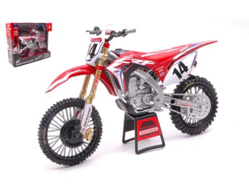 New Ray NY57933 HONDA CRF450R N.14 COLE SEELY 1:12 Modellino