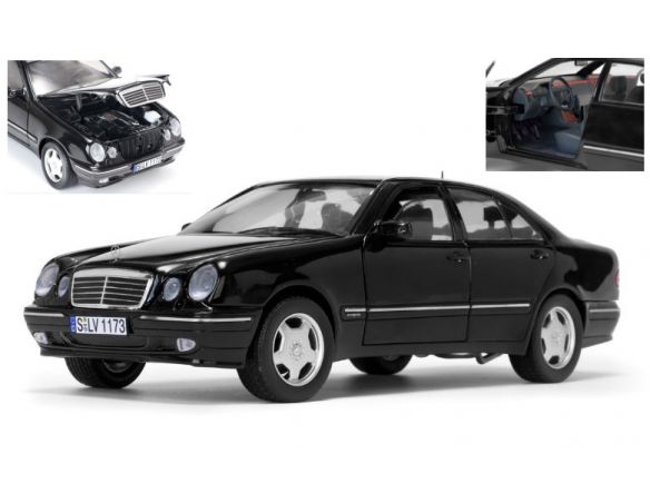 SunStar SS1173 MERCEDES E 320 (W210) 2001 BLACK 1:18 Modellino