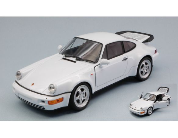 Welly WE24023WE PORSCHE 911 (964) TURBO WHITE 1:24 Modellino