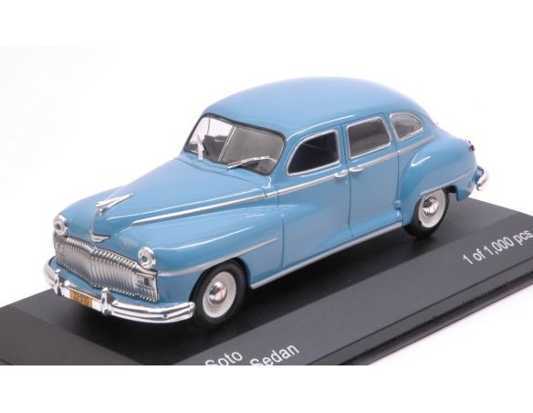 White Box WB282 DESOTO 4-DOOR SEDAN 1946 LIGHT BLUE 1:43 Modellino
