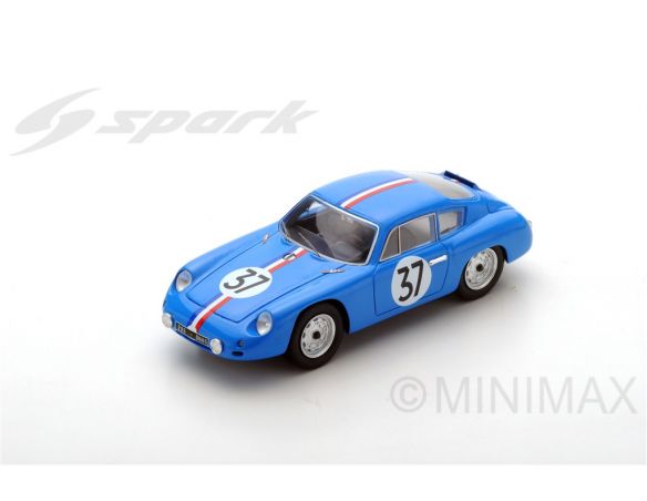 Spark Model S1362 PORSCHE 356B CARRERA ABARTH GTL N.37 DNF LM 1961 BUCHET-MONNERET 1:43 Modellino