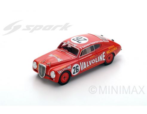 Spark Model S2442 LANCIA AURELIA B20 N.26 4th C.PANAMERIC.1952 U.MAGLIOLI-F.BORNIGIA 1:43 Modellino