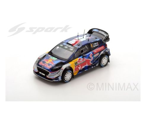 Spark Model S5175 FORD FIESTA WRC N.1 3rd GREAT BRITAIN 2017 S.OGIER-J.INGRASSIA 1:43 Modellino