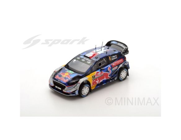 Spark Model S5175 FORD FIESTA WRC N.1 3rd GREAT BRITAIN 2017 S.OGIER-J.INGRASSIA 1:43 Modellino
