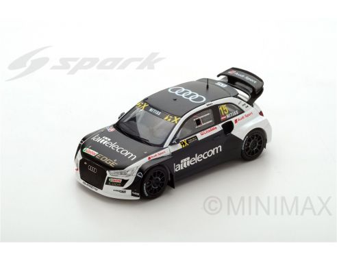 Spark Model S5863 AUDI S1 EKS RX QUATTRO N.15 WRX OF PORTUGAL 2017 R.NITISS 1:43 Modellino
