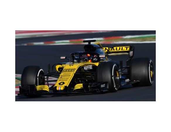 Spark Model S6056 RENAULT F1 R.S.18 C.SAINZ JR 2018 N.55 9th CHINESE GP 1:43 Modellino