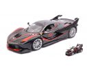 BBURAGO BU16010BK FERRARI FXX-K N.5 BLACK/RED 1:18 Modellino