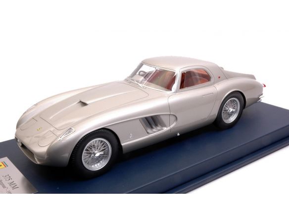 Looksmart LS18FC06A FERRARI 375 MM INGRID BERGMAN GRIGIO INGRID C/VETRINA 1:18 Modellino