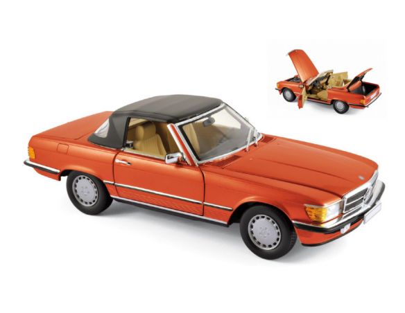 Norev NV183467 MERCEDES 300 SL 1986 INCA RED 1:18 Modellino