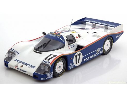 Norev NV187404 PORSCHE 962 C N.17 WINNER LM 1987 D.BELL-H.J.STUCK-A.HOLBERT 1:18 Modellino