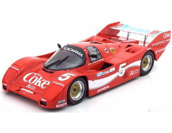 Norev NV187409 PORSCHE 962 C N.5 WINNER 12 H SEBRING 1986 B.AKIN-J.STUCK-J.GARTNER 1:18 Modellino