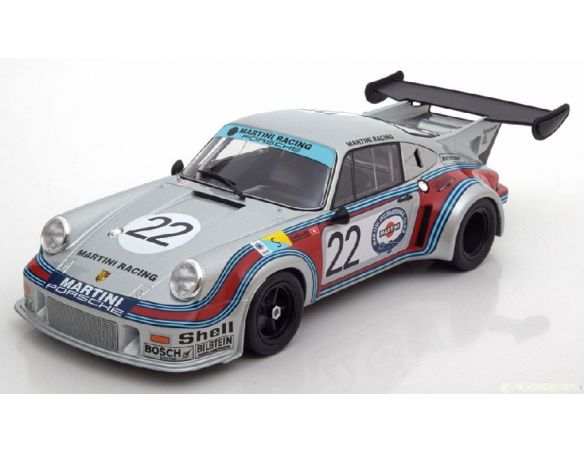 Norev NV187424 PORSCHE 911 RSR TURBO N.22 2nd LM 1974 G.VAN LENNEP-H.MULLER 1:18 Modellino